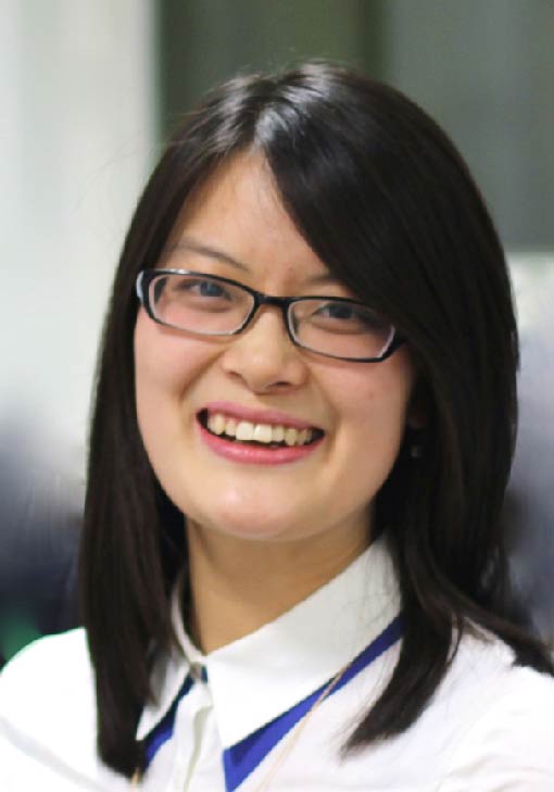 A portrait photo of Yansha Deng (female)