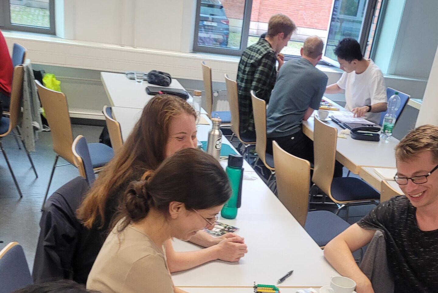 Female doctoral researchers during the course