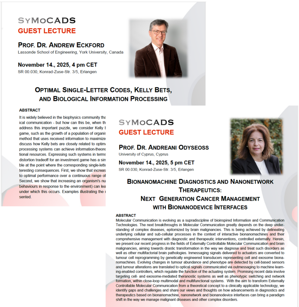 Flyers for the guest lectures