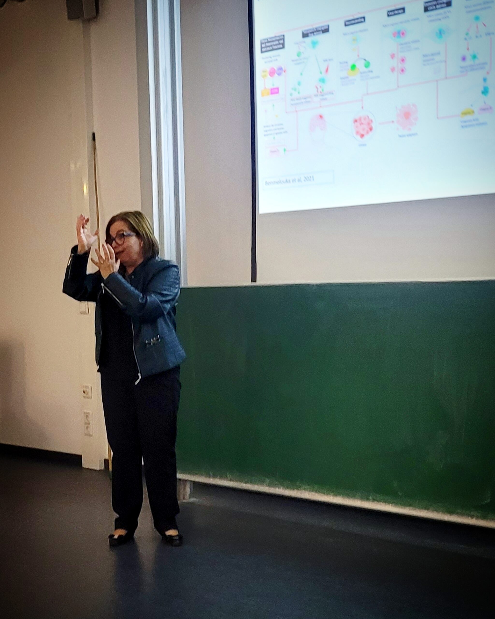 Andreani Odysseos during her guest lecture