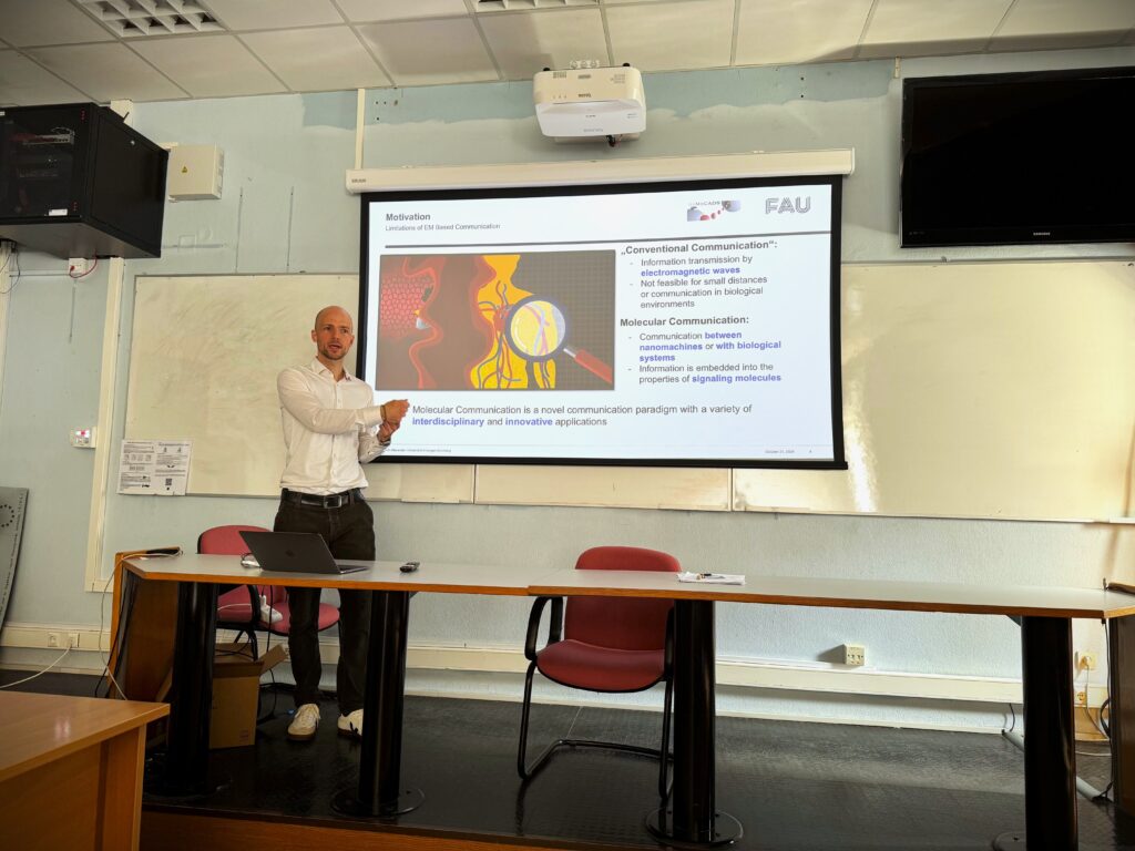 Sebastian Lotter presenting in Thessaloniki