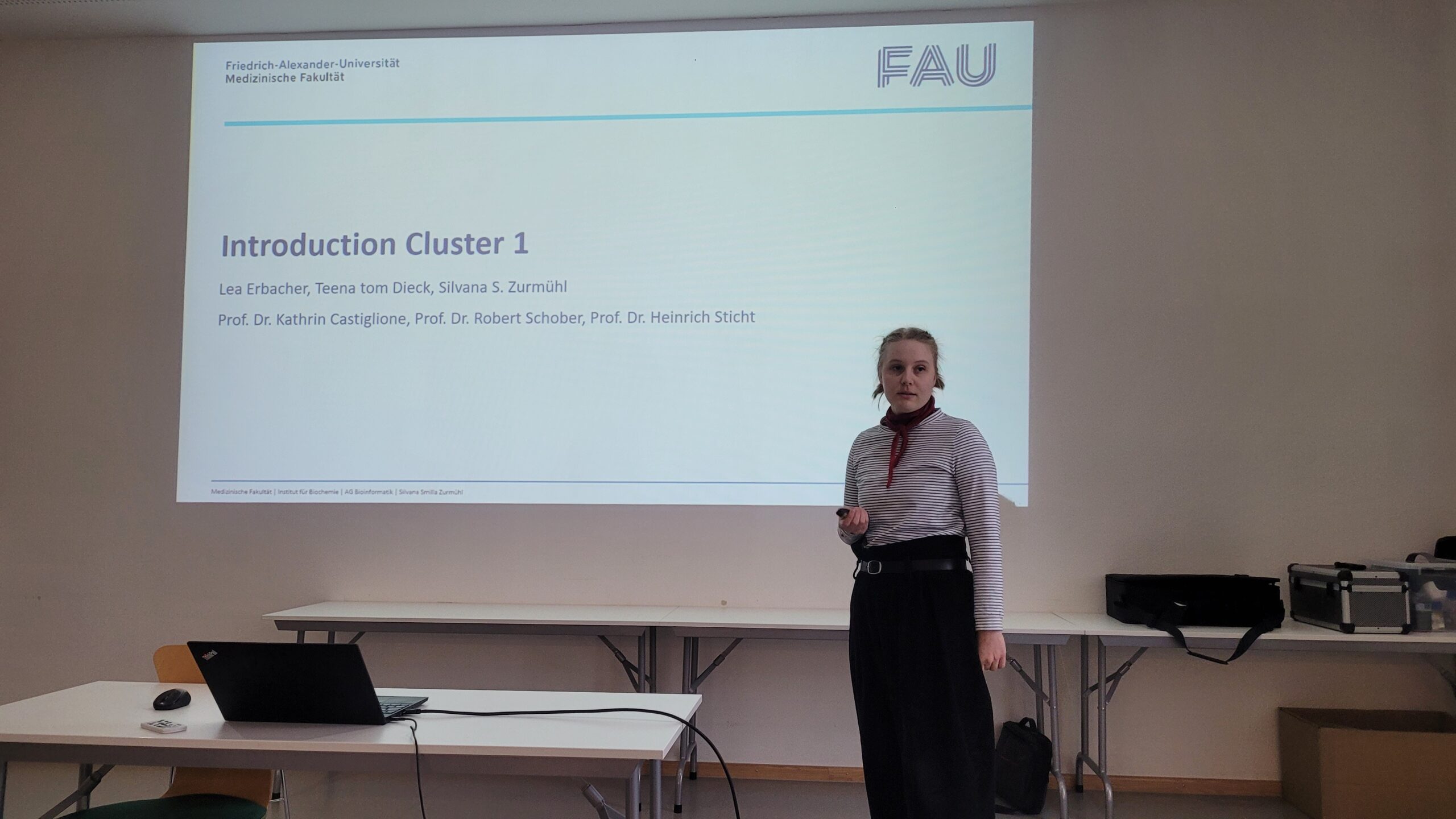 Silvana Zurmühl during her presentation