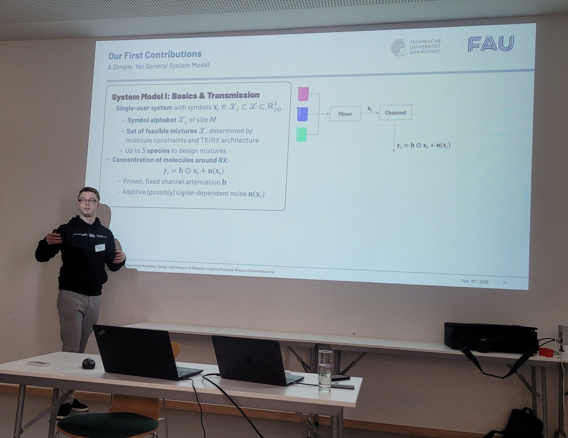 Bastian Heinlein during his presentation