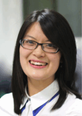 A picture of Prof. Yansha Deng (female Scientist)