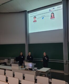 Lea, Silvana and Teena - "Communication in Miniature Format"