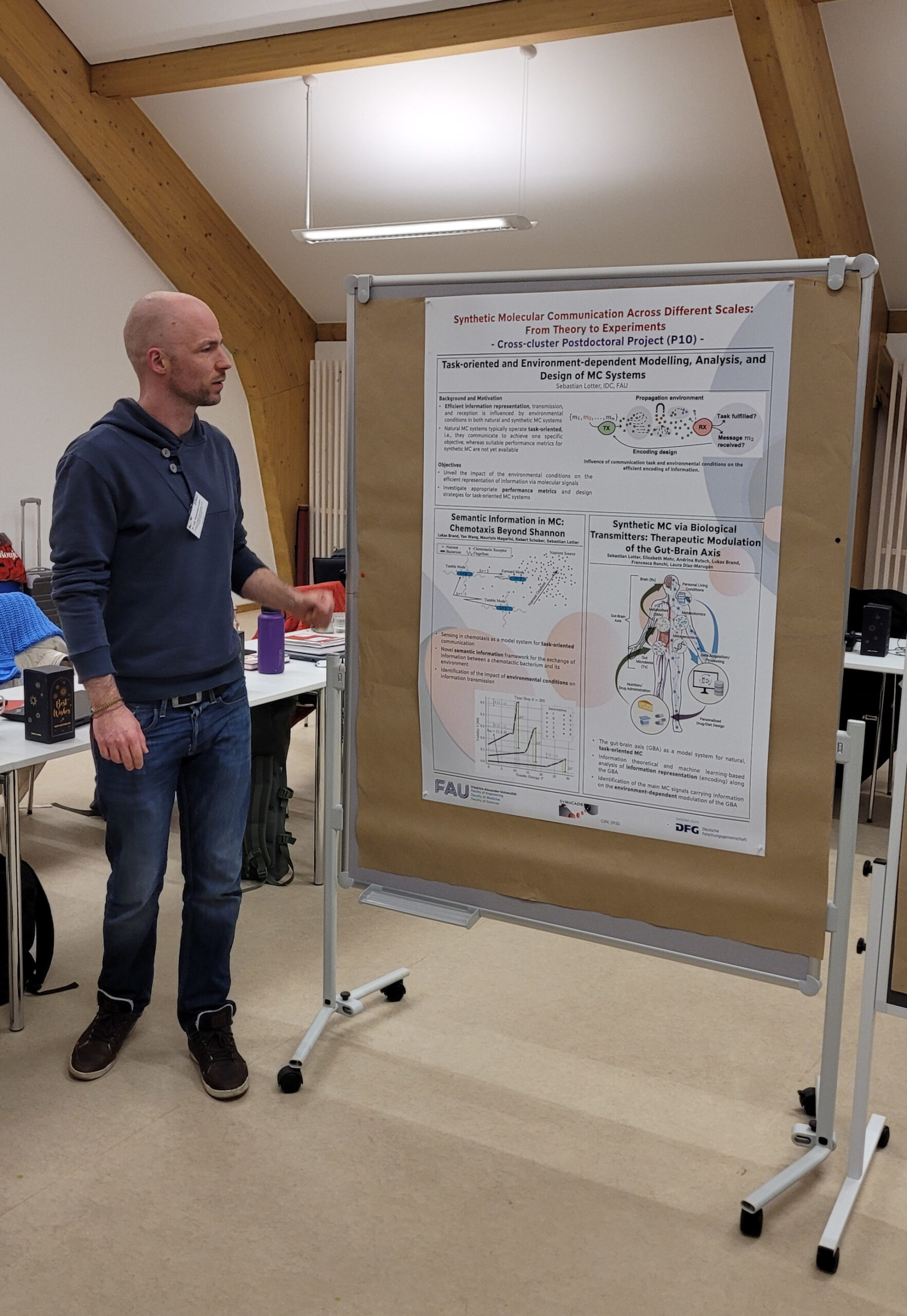 Dr. Sebastian Lotter during his flash talk