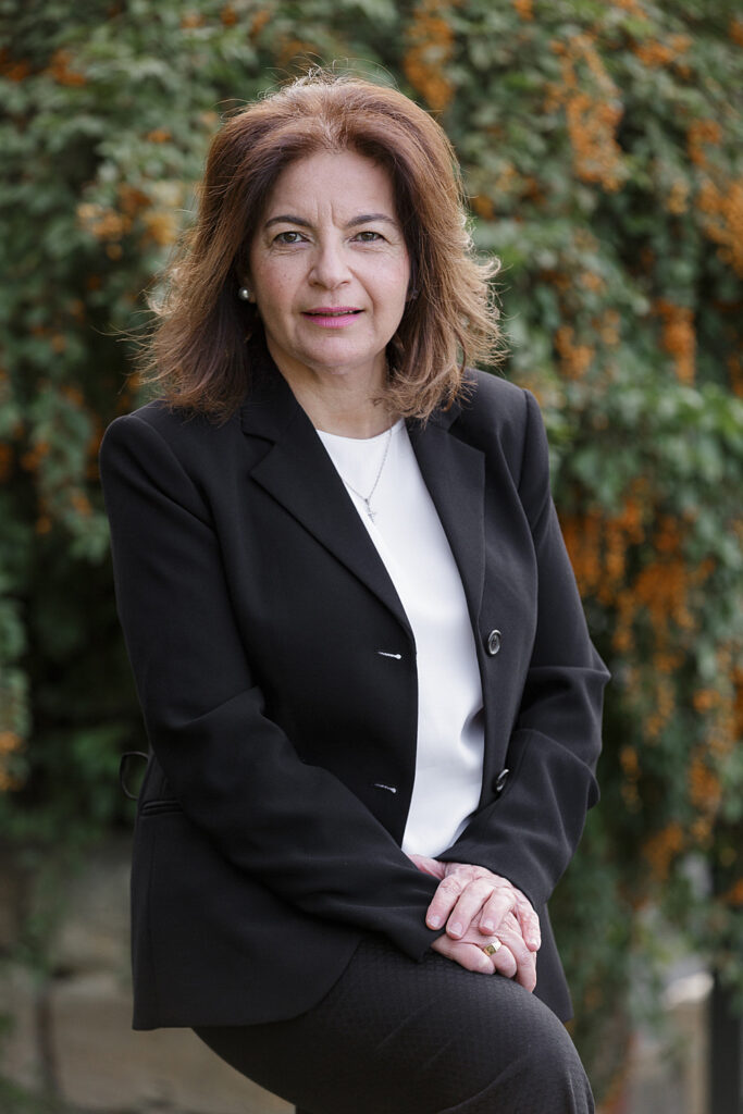 A portrait photo of Andreani Odysseos 