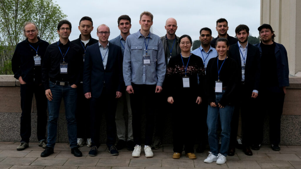 A gruoup picture of male and female representatives of SyMoCADS atthe MolCom Workshop in Istanbul